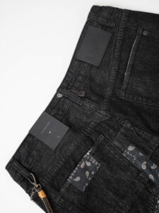 GIANNI LUPO Jeans con rotture e patch bandana GL163F Black (6)