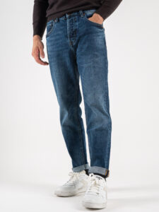 GIANNI LUPO Jeans lavaggio medio, slavato e senza rotture GL6185Q Blu (5)