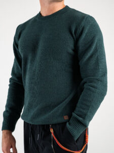 GIANNI LUPO Maglione girocollo basico GL535S British green (3)