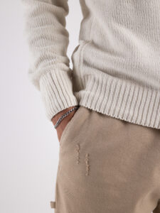 GIANNI LUPO Maglione girocollo basico GL535S Panna2