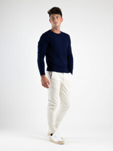 GIANNI LUPO Maglione girocollo basico in poliviscosa GL3398 Deep Blue1