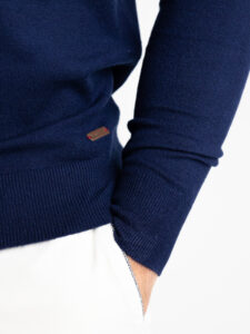 GIANNI LUPO Maglione girocollo basico in poliviscosa GL3398 Deep Blue3