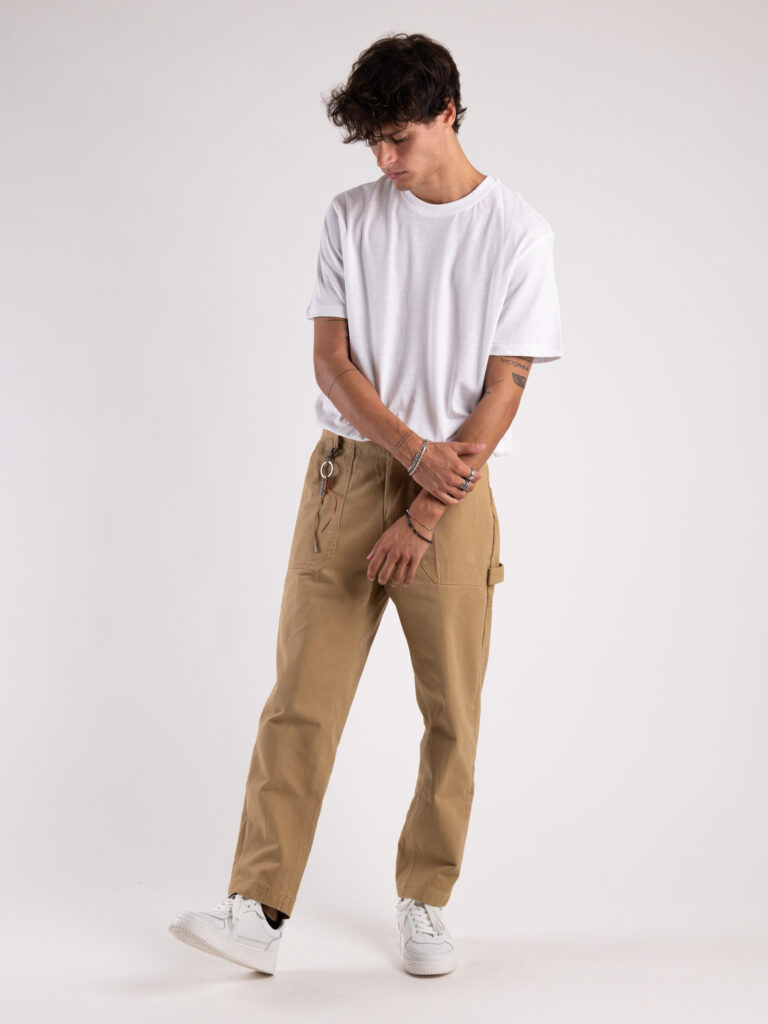 GIANNI LUPO Pantalone con tasconi sul retro GL5112BD Camel1 GIANNI LUPO GIANNI LUPO Pantalone con tasconi sul retro GL5112BD Camel