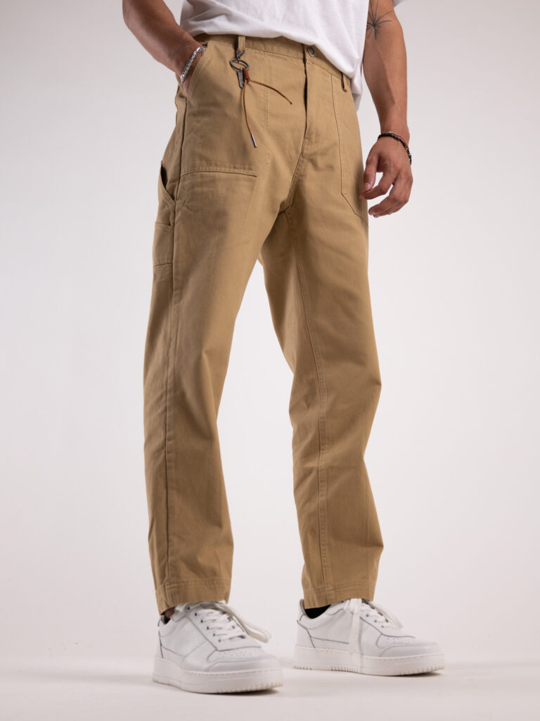 GIANNI LUPO Pantalone con tasconi sul retro GL5112BD Camel4 GIANNI LUPO GIANNI LUPO Pantalone con tasconi sul retro GL5112BD Camel