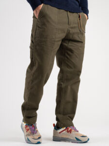 GIANNI LUPO Pantalone con tasconi sul retro GL5112BD Military (3)