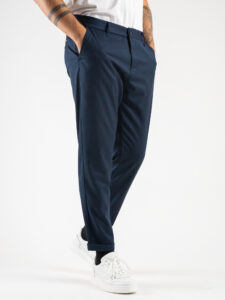 IMPERIAL Pantalone chinos da abito PWB0GAP Blu (2)