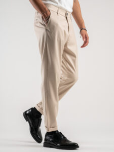 IMPERIAL Pantalone chinos da abito PWB0GAP Lana (5)