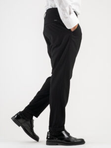 IMPERIAL Pantalone chinos da abito PWB0GAP Nero (2)