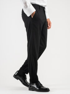 IMPERIAL Pantalone chinos da abito PWB0GAP Nero (3)