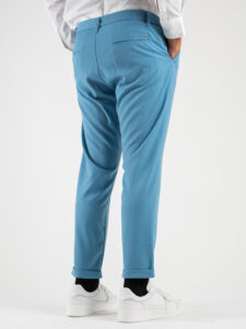 IMPERIAL Pantalone chinos da abito PWB0GAP Steel (1)