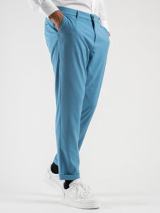 IMPERIAL Pantalone chinos da abito PWB0GAP Steel (3)