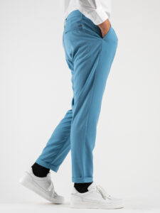 IMPERIAL Pantalone chinos da abito PWB0GAP Steel (4)