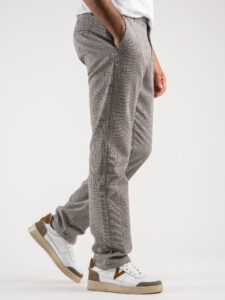 IMPERIAL Pantalone chinos da abito a quadri PD4KGCX MoroPanna (3)