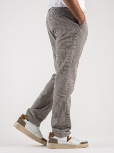 IMPERIAL Pantalone chinos da abito a quadri PD4KGCX MoroPanna (4)