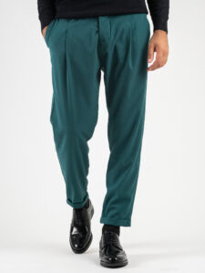 IMPERIAL Pantalone da abito con gamba morbida e pinces PD9CGAP Persiano (1)