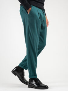 IMPERIAL Pantalone da abito con gamba morbida e pinces PD9CGAP Persiano (3)
