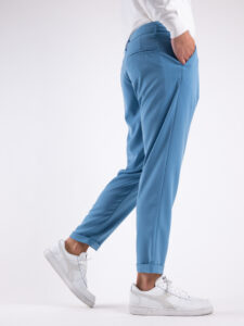 IMPERIAL Pantalone da abito con gamba morbida e pinces PD9CGAP Steel3
