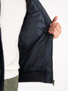 ONLY&SONS Bomber con cappuccio e zip MAZE 22026112 Dark Navy (7)