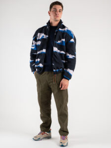ONLY&SONS Felpa orsacchiotto con con collo alto REMY RLX 22027055 Dark Navy (2)
