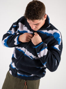 ONLY&SONS Felpa orsacchiotto con con collo alto REMY RLX 22027055 Dark Navy (5)