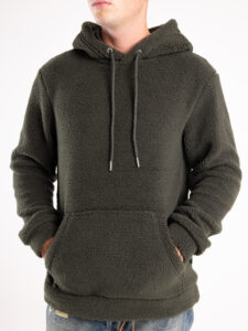ONLY&SONS Felpa orsacchiotto con tascone e cappuccio REMY 22020732 Rosin6