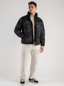 ONLY&SONS Giubbino puffer fantasia mimetica MELVIN 22025205 Phantom (2)