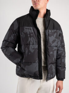 ONLY&SONS Giubbino puffer fantasia mimetica MELVIN 22025205 Phantom (3)