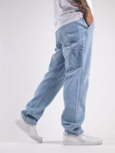 ONLY&SONS Jeans lavaggio chiaro con tasconi sul retro EDGE 22026766 Light Blue Denim4