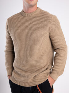 ONLY&SONS Maglione girocollo intrecciato BART 22025536 Chinchilla2
