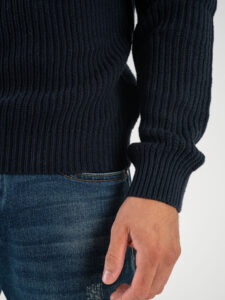 ONLY&SONS Maglione girocollo intrecciato BART 22025536 Dark Navy (2)