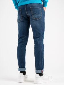OVER-D Jeans slim fit cinque tasche senza rotture OC1F0W0D02 Blu (1)