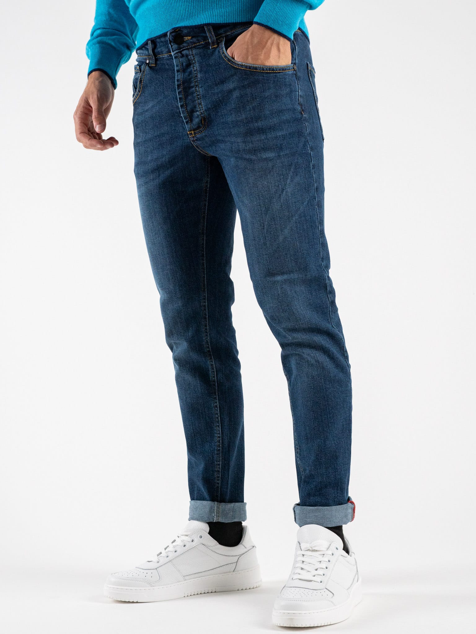 Jeans outlet senza tasche