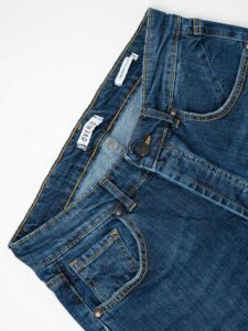 OVER-D Jeans slim fit cinque tasche senza rotture OC1F0W0D02 Blu (6)