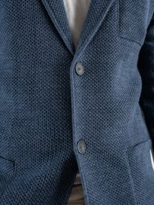 V2 Giacca in maglia misto lana merino con pochette GULOPE Jeans (5)