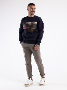 V2 Jeans con coulisse, piccole graffiature, pacht laterali DRILL Fango10