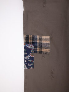 V2 Jeans con coulisse, piccole graffiature, pacht laterali DRILL Fango2