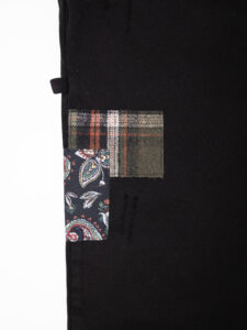 V2 Jeans con coulisse, piccole graffiature, pacht laterali DRILL Nero7