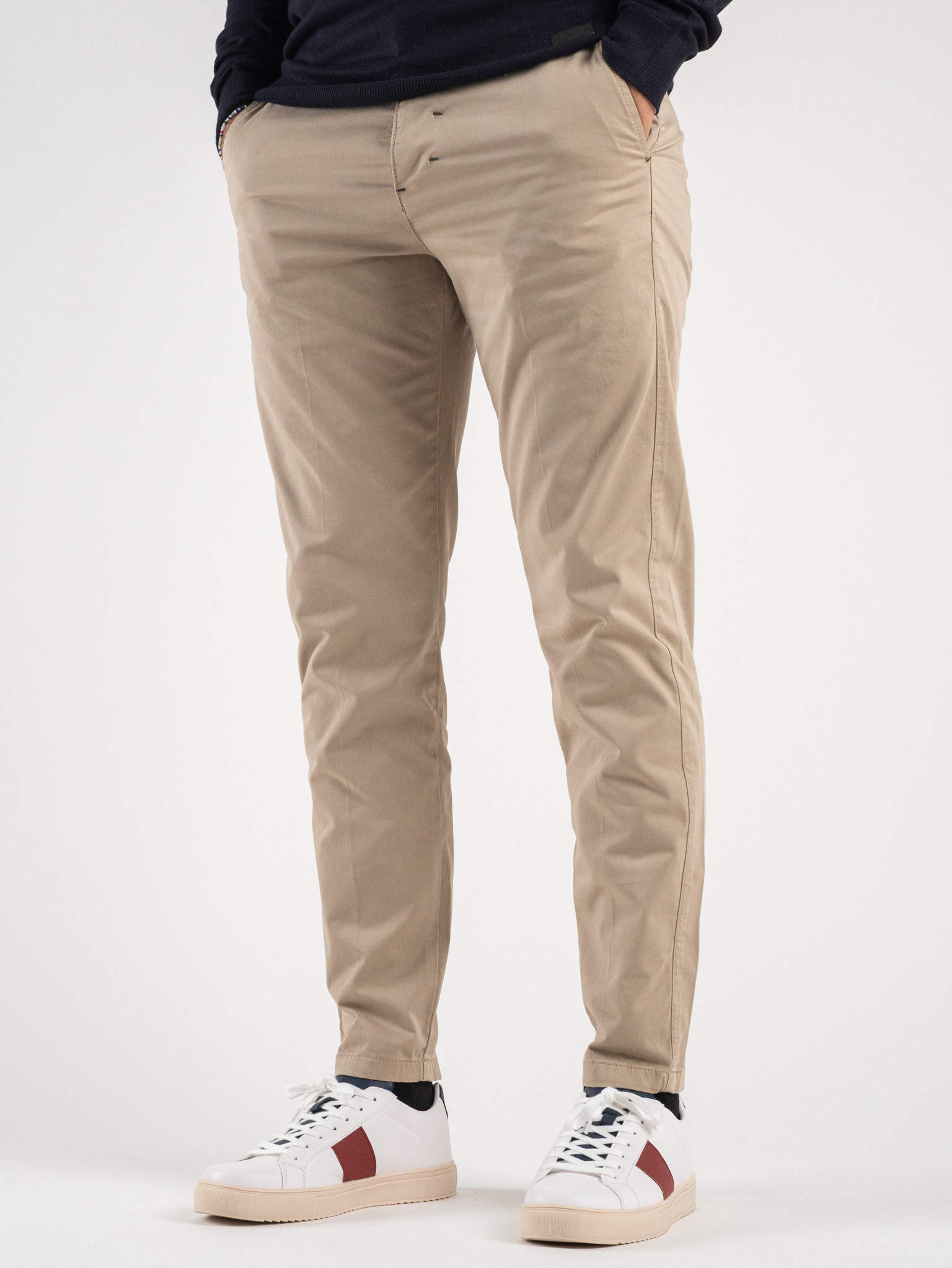 BERNA Pantalone chinos slim A/I 233151 Coloniale Prezzo 0,00€ - Estasi  Fashion