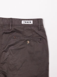 BERNA Pantalone chinos slim AI 233151 Marrone (6)