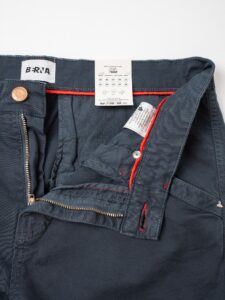 BERNA Pantalone slim con tasconi laterali 233099 Antracite (1)