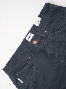 BERNA Pantalone slim con tasconi laterali 233099 Antracite (2)