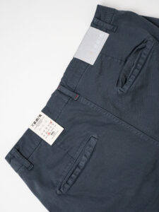 BERNA Pantalone slim con tasconi laterali 233099 Antracite (3)