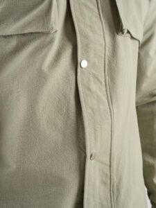 Coordinato camicia pesante con zip e bottoni + pantalone cargo DK16 Salvia8
