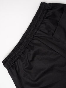 Coordinato giacchetta con tasconi e bottoni + pantalone cargo multi tasconato e cordino sul fondo 609610 Nero (12)