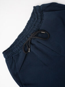 Coordinato giacchetta sportiva + Pantalone morbido coulisse PSV Blu2