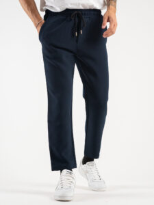 Coordinato giacchetta sportiva + Pantalone morbido coulisse PSV Blu8