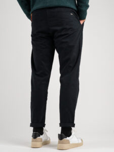 GIANNI LUPO Pantalone con coulisse in vita CARROT GL5109BD Nero (5)