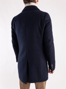 IMPERIAL Cappotto basico con scollo a v K6470AD002 Blu (1)