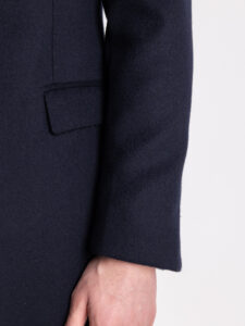IMPERIAL Cappotto basico con scollo a v K6470AD002 Blu (7)