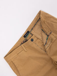 IMPERIAL Pantalone chinos in cotone pesante P640314290 Biscotto